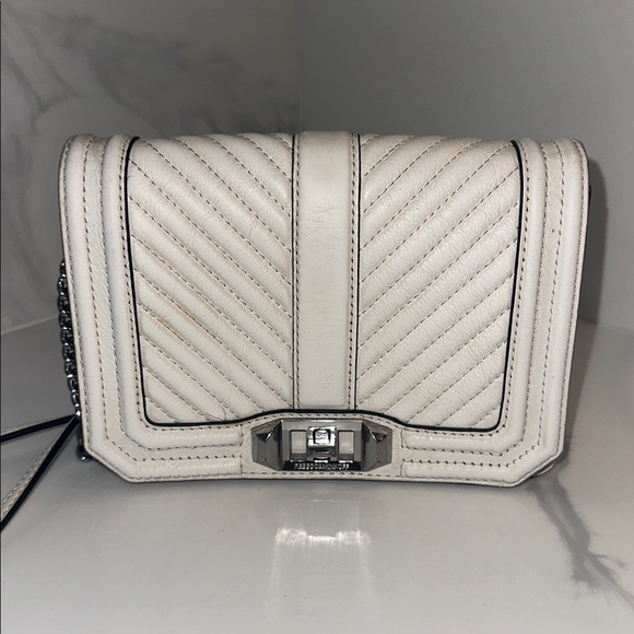Rebecca Minkoff Handbags - Rebecca Minkoff White Quilted leather Shoulder Bag